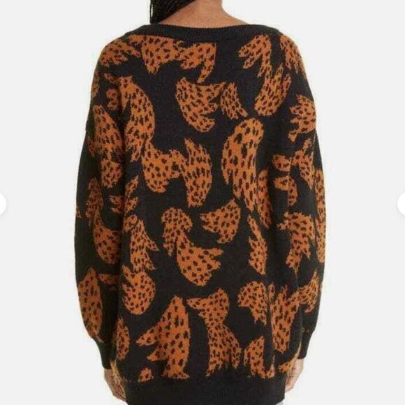 Farm Rio Black Bananica Sweater - Size Medium - Picture 3 of 5